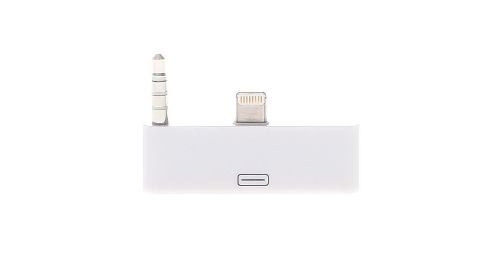 Adaptador 30 Pin Audio Apple Iphone 5 Touch Ipad Mini Ipod